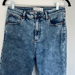 Abercrombie High Rise Super Skinny Ankle Jean